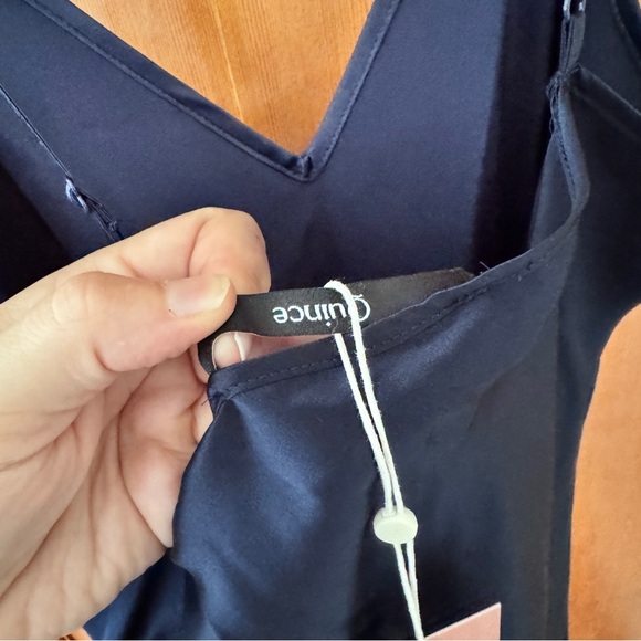 Quince Navy Blue Dress - Picture 5 of 7